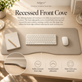 Solqevr™ CoveLine Sculpted Desk Mat