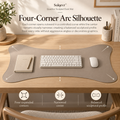 Solqevr™ QuadArc Sculpted Desk Mat