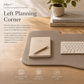 Solqevr™ CrestFront Sculpted Desk Mat